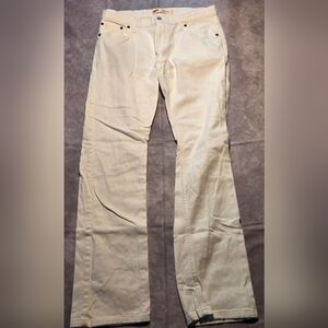 Levi's 511 Slim White Denim Jeans Size 30x32 Spring Classic EUC 20 Regular